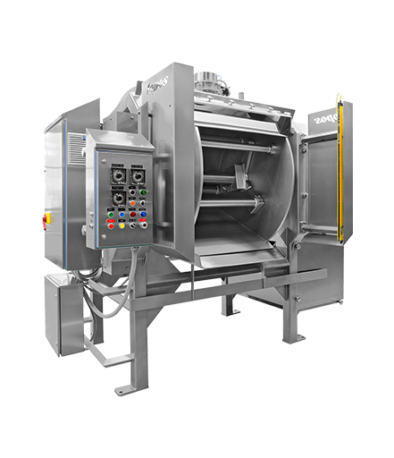 Open Frame Three Roller Bar Horizontal Mixer