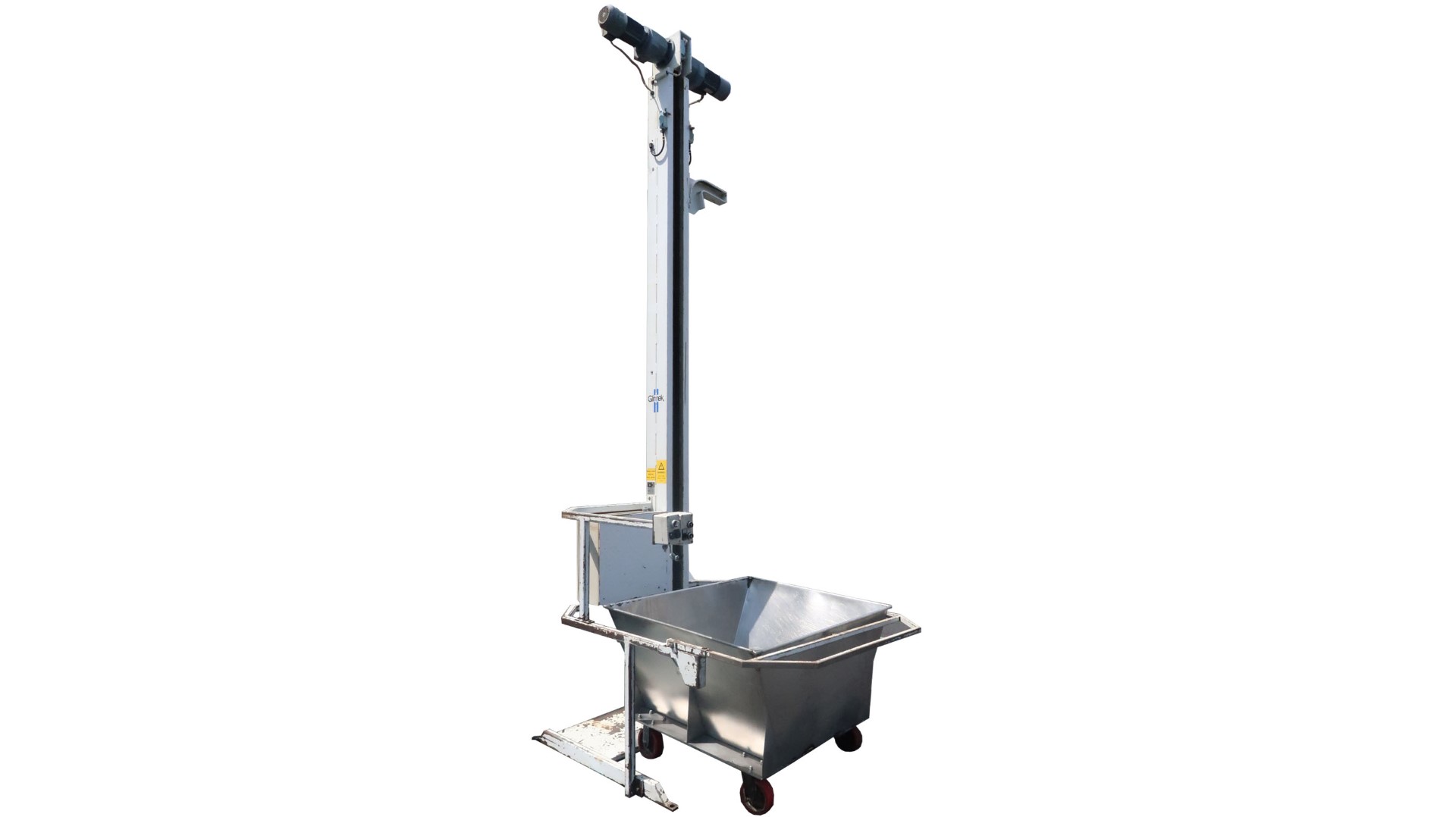 Glimek Vertical Post Style Trough Hoist