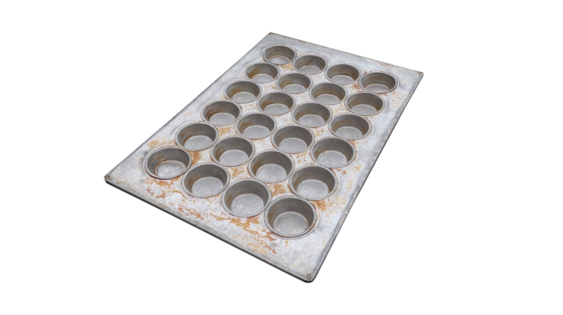 Round Mold Baking Pans, with 6 x 4 approximately 3-1/4 inch Dia. Round Molds