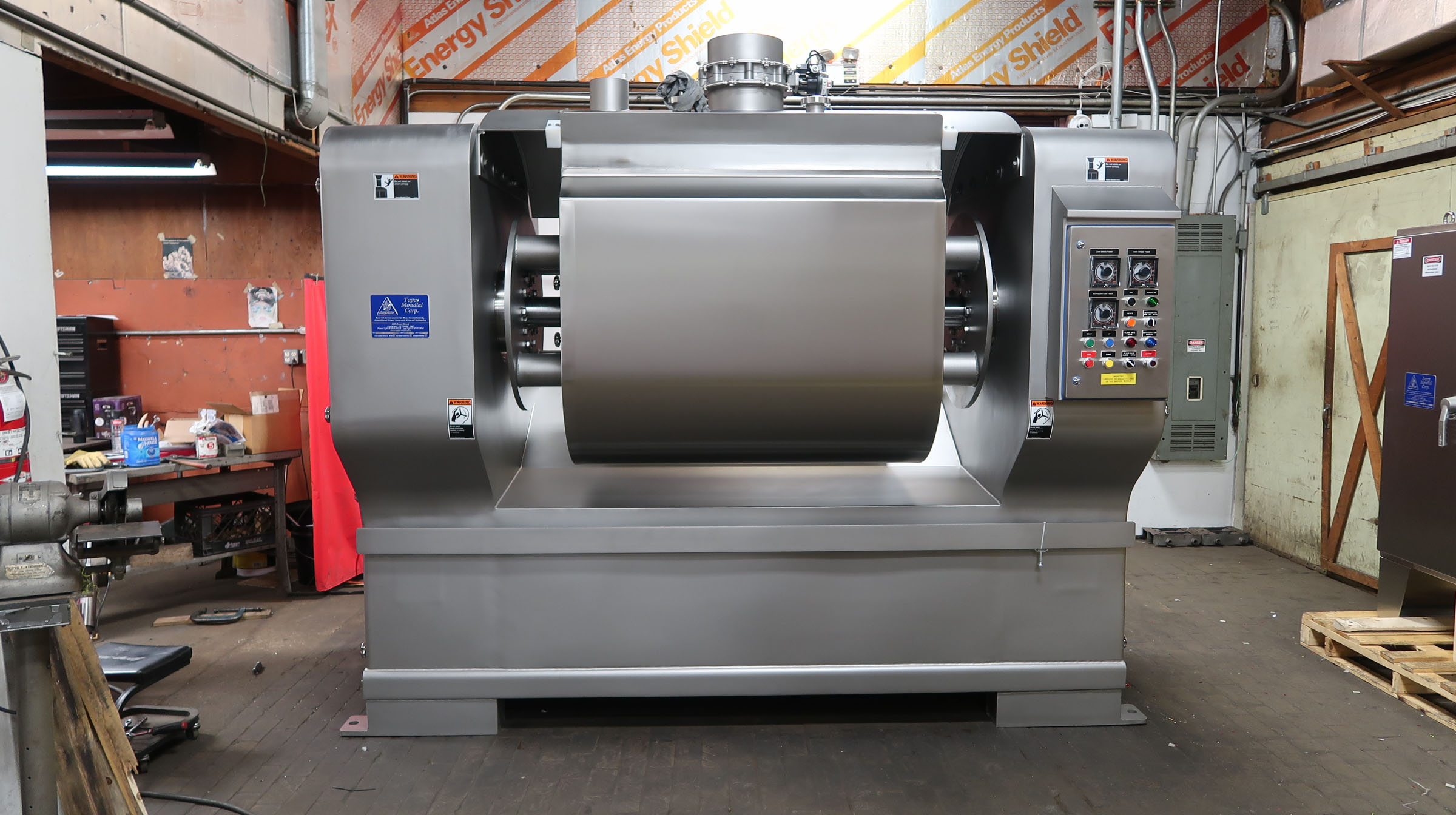 Topos THM 140 Triple Roller Bar Mixer – 1,400 lb Capacity